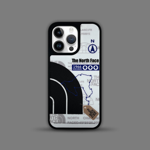 The North Face Map Graphic Vintage Detail iPhone Case