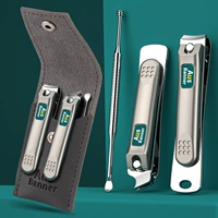 【Большой+косой во рту+двойные ушные ложки】+маленький кожаный чехол