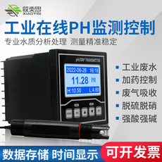 Измеритель pH ph值检测仪 工业在线监测酸碱度计控制器 电极探头传感器测试仪表