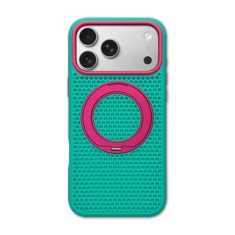 Grid Ring Stand Perforated iPhone Minimalist Heat dissipation iPhone Case for iPhone 13 – 18