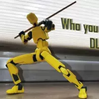 [Черный+желтый]/третье поколение мульти -джайтного движения Lucky 13 может быть перемещено на вас [отправьте три жеста+шесть оружия]