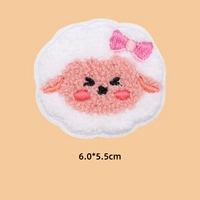 Зажим для волос 咩 [1 установка] бархатный самостоятельный