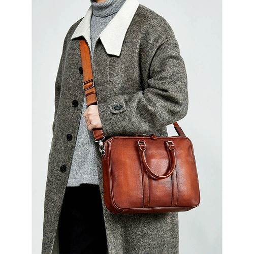 Ретро ремешок для сумки, вместительная и большая кожаная сумка, из натуральной кожи