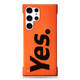 YES Phone Cases Covers Minimal Matte Hard Case Galaxy S24, Galaxy S24 Plus, Galaxy S24 Ultra, Galaxy S23, Galaxy S23 Plus, Galaxy S23 Ultra, Galaxy S22, Galaxy S22 Plus, Galaxy S22 Ultra,