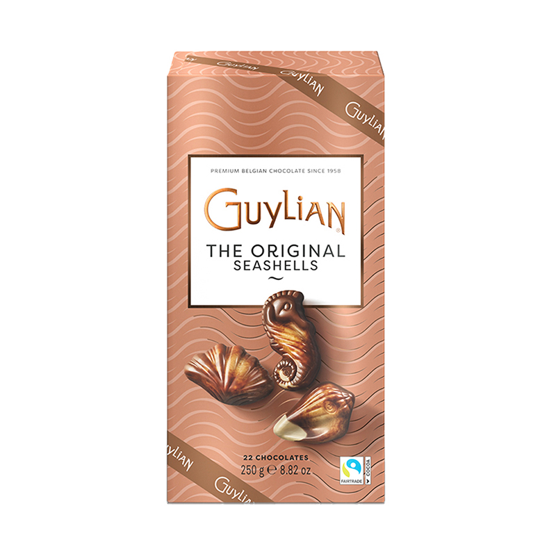 Guylian吉利莲贝壳形榛子夹心牛奶巧克力礼品装送人比利时白贝