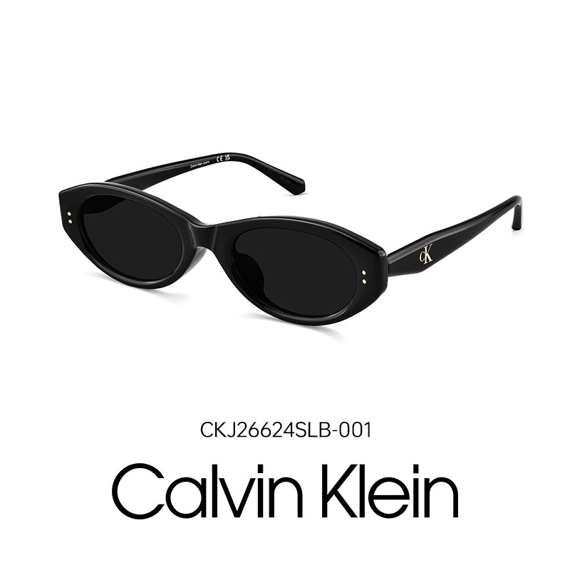 ck墨镜2026新款气质猫眼高级感男女时尚偏光太阳镜CKJ26624SPLB
