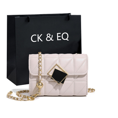 taobao agent One-shoulder bag, small bag, 2023, Chanel style, chain bag