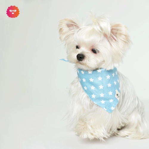 Пиксель -монстр | Нью -Йорк Петт -голубая звезда хлопчатобумаж