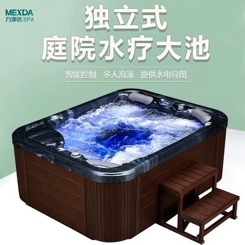 Встроенный массажер, бассейн для детей и взрослых