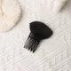 Черный гребень подушки для волос