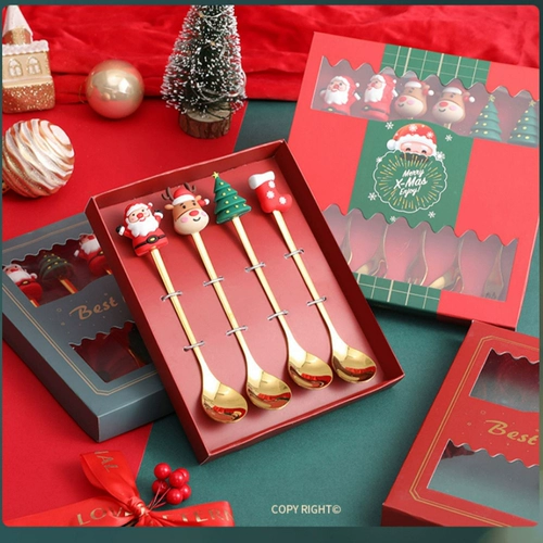 Рождественская посуда для друга для кормления, подарочная коробка, комплект, защитный амулет, подарок на день рождения