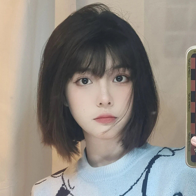 taobao agent Wig, fashionable helmet, 2022 collection, mid length