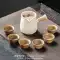 Bộ pha trà bên lò sưởi ấm trà thủy tinh gia đình Internet người nổi tiếng lọ nồi làm trà sữa ấm đun nước nóng bộ trà du lịch du lịch bộ ấm chén pha trà đẹp Trà sứ