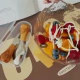 Может стоять с маслом нож с тремя частями фруктов из нержавеющей стали варенье сыр.