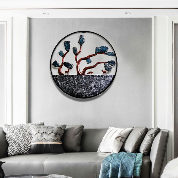 Ретро континентальный железо Декоративный гостиная диван фон телевидение стена метоп декоративный кулон творческий лось Украшение стены