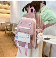 Розовый значок, подвеска, с медвежатами