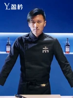 Шеф -повар для рабочей одежды короткая -Направленная кухонная кухня кухонная одежда для кухонной одежды западный ресторан ресторан