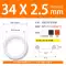 may in nhiet Đường kính ngoài 37/38/39/40/41/42/43/44/45/46/47/48/49/50*2.5mm silicone o-ring máy in epson Thiết bị & phụ kiện đa chức năng