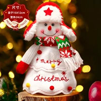 Новая юбка для дерева яблочная сумка-сноумен (супер милый и милый)