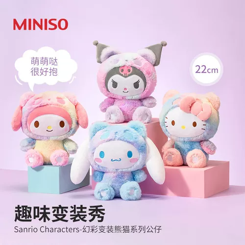 Miniso, sanrio, милая кукла, подушка, панда, подарок девушке
