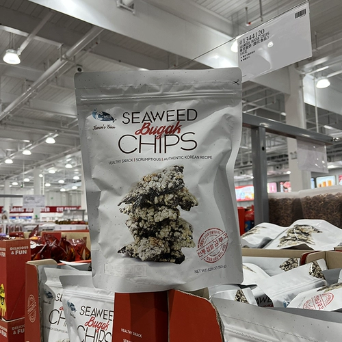 Costco покупки Южная Корея импортированная морская водоросль Bugak Crispy Crispy Clash Crosh Sea Moss Crispy Cake 150 г/сумка