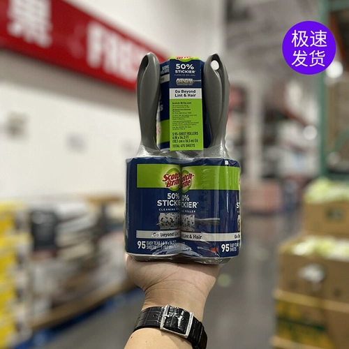 Costco приобретает Scottch-Brite Sigan Sigs и палки к волосам с 95 кусками мусора для волос и мусором волос.