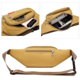Модная спортивная поясная сумка подходит для мужчин и женщин, барсетка, универсальный бумажник, ткань, сумка через плечо, премиум класс