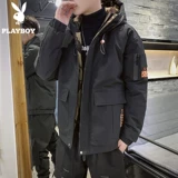 Playboy, зимний пуховик, утепленная куртка, коллекция 2021, оверсайз