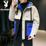 Playboy, зимний пуховик, утепленная куртка, коллекция 2021, оверсайз