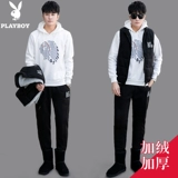 Playboy, демисезонная утепленная толстовка, куртка, трендовый комплект, для влюбленных, коллекция 2022, 3 предмета