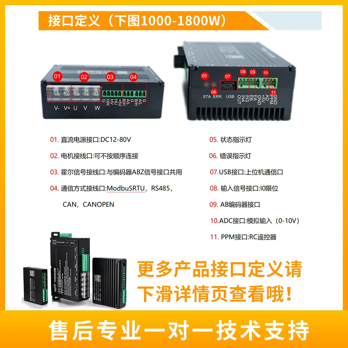 Brushless engine, driver, controller, servo, hub