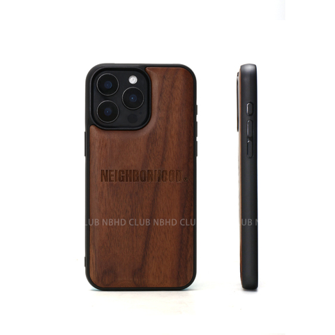 Wood Luxury Anti-Fall NEIGHBORHOOD NBHD / Tree Logo Plus/Pro/Max – 16, 15, 14, 13, 12 iPhone Case