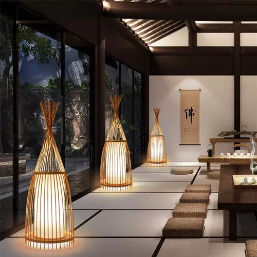 Классический торшер, настольная лампа для спальни для отеля, китайский стиль, популярно в интернете