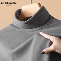 [Plel of Velvet Half -neck] серый (сплошной цвет)