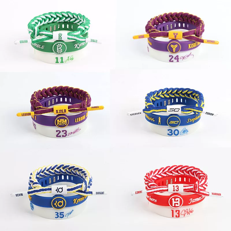 Basketball bracelet, adjustable silicone shoelaces