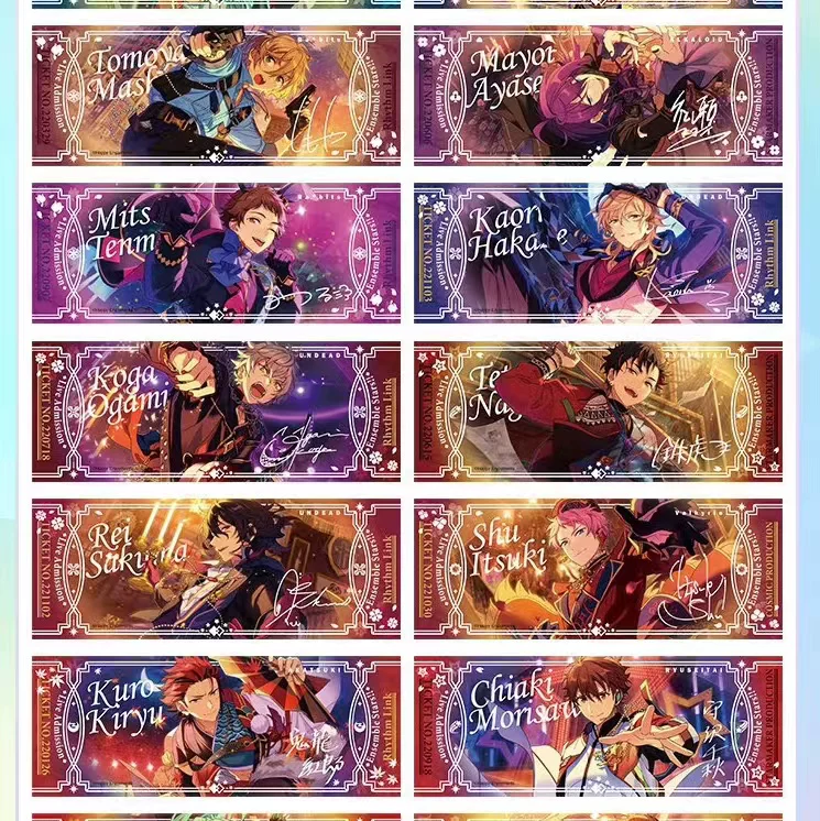 [Genuine Spot] Idol Fantasy Festival ES Aurora Commemorative Voucher Three Bullet Laser Ticket Shuojian Zero Link 2