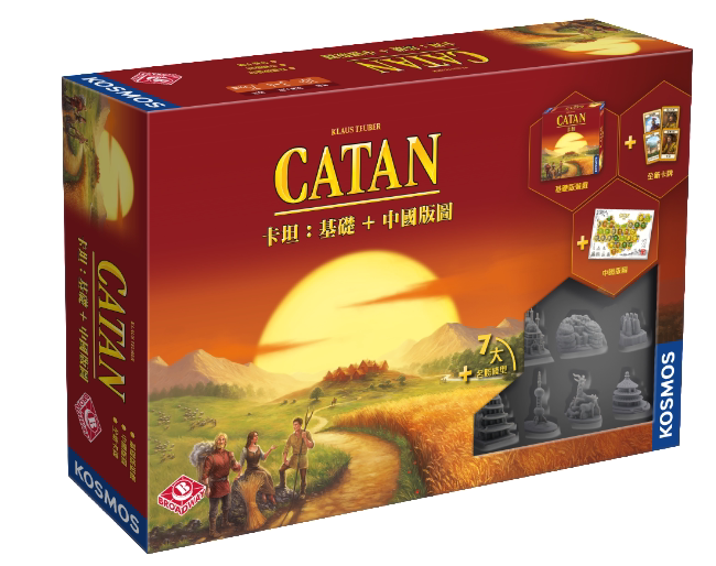 [Один настольная игра] Catan: Базовый Катану варварский бизнесмен расширенный Катану остров Китайская подлинная настольная игра