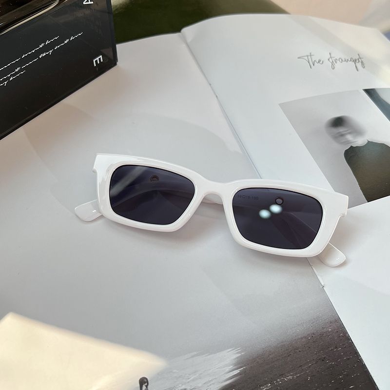 Milk white frame black film [upgraded UV protection]