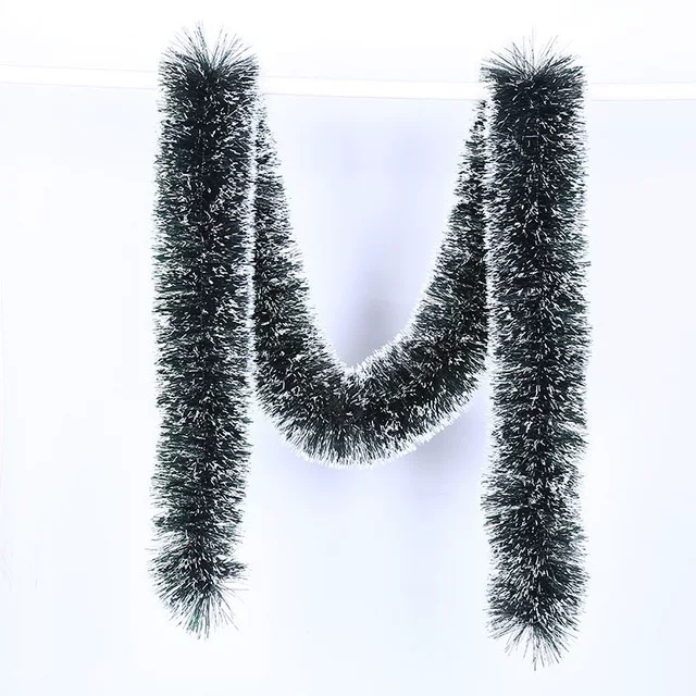 [2M рождественская гирлянда из искусственного снега зелёная лиана Xmas]
