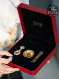 周大福 Золотой детский комплект, 3 предмета, подарок на день рождения