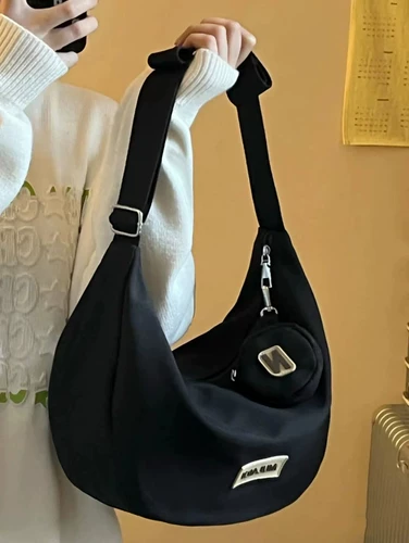 Японская вместительная и большая нейлоновая сумка через плечо, летняя сумка на одно плечо