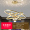Алюминий Золотой 3 круга 3 шара (40 + 60 + 80CM) + Триколор Безполюсное дистанционное управление