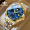 Голубая стальная лента (швейцарская сертификация / Shunfeng Pack Post + упакованная коробка)