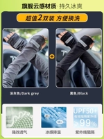 [Эксклюзивная кожа, удобная для кожи и дышащая, новая модернизированная ткань для получения льда] Супер стоимость замена двух частей [Far Mountain Ash + Cloud Ink Black]