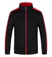 209 черный красный рукав (обычная модель)