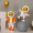 气球宇航员橙色+星球宇航员白色