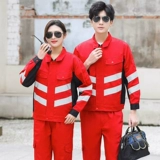 Осенний светоотражающий износостойкий комбинезон