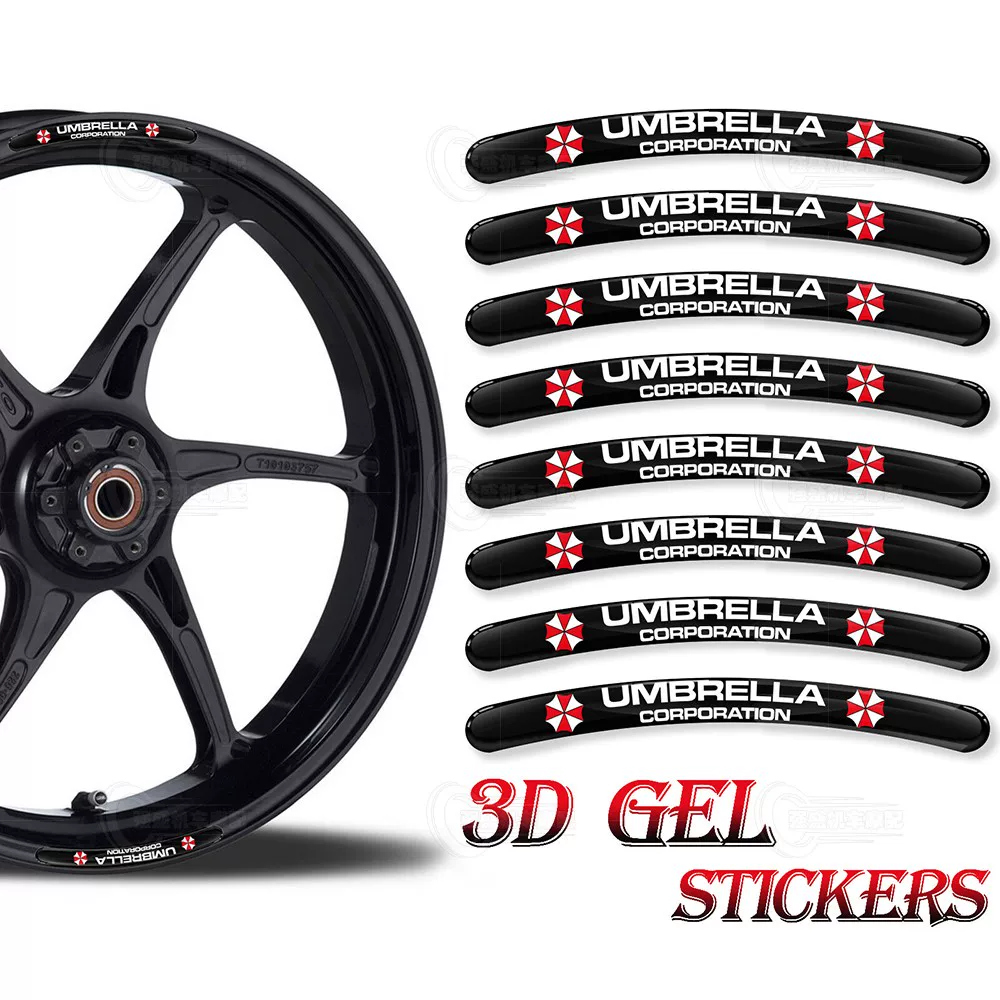 rim stickers gel umbrella corp