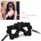 Mặt nạ nửa mặt nữ masquerade đảng cosplay đạo cụ sexy ren catwoman mặt nạ mắt đen Bịt mắt khóa miệng bịt mắt da khóa gài 