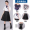 Short sleeved+black skirt set